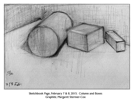 Draw: Column and boxes
