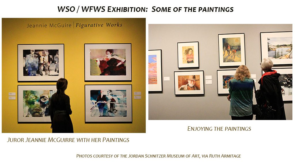 Convention, sampling of paintings at the museum