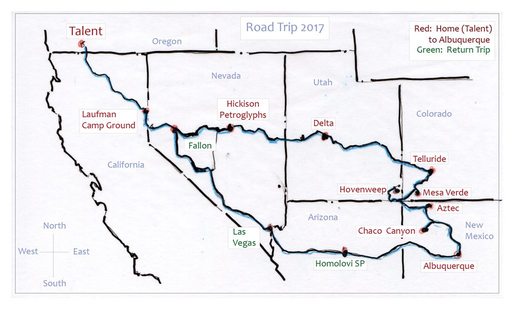Sketches: The Road Trip Map